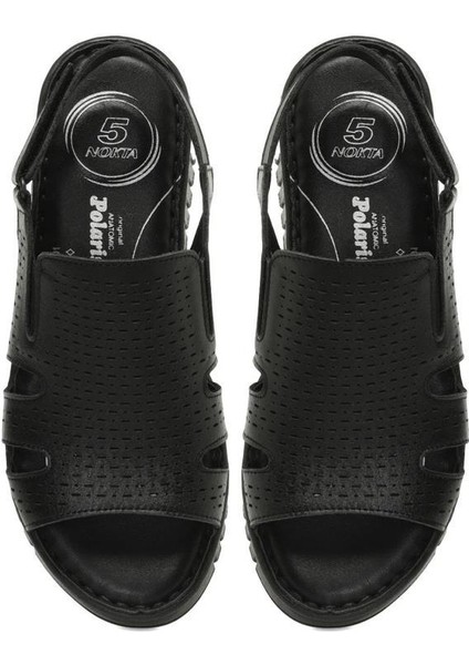 166225 Ortopedik 5 Nokta Kadın Deri Sandalet fırsatları