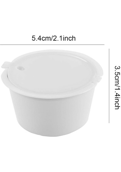 3 Adet Kahve Kapsülleri Doldurulabilir Kahve Kapsülleri Bakla Yeniden Kullanılabilir Evrensel Kahve Filtresi Kaşık Fırça ile Dolce Gusto A Için (Yurt Dışından) modelleri