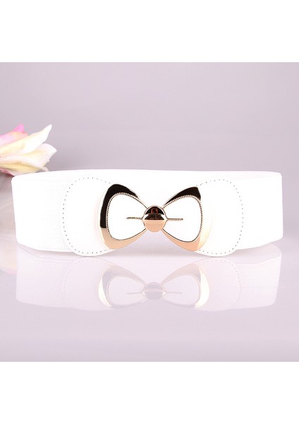 Moda Kemer Kadın Kemer Yay Elastik Kemer Bel (Yurt Dışından)