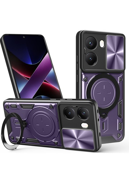 Poco X7 Pro Zırh Zırhı Kamera Koruması Cep Telefonu Kılıfı (Yurt Dışından)