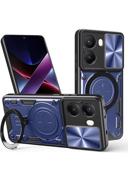 Poco X7 Pro Zırh Zırhı Kamera Koruması Cep Telefonu Kılıfı (Yurt Dışından)