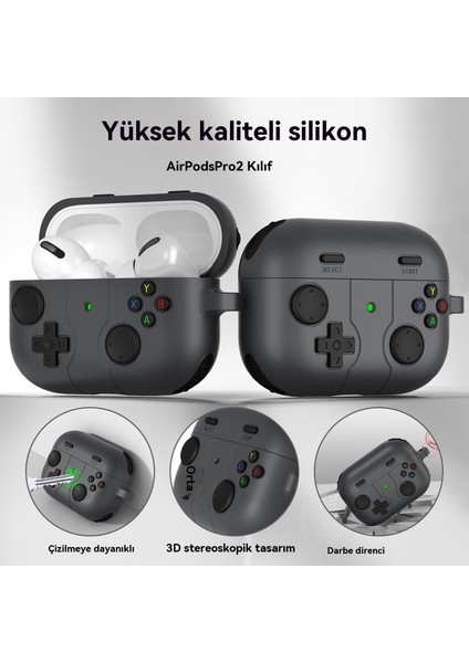 Retro Oyun Konsolu Airpods Için 1/2 Nesil Apple Kulaklık Kılıfı (Yurt Dışından) modelleri
