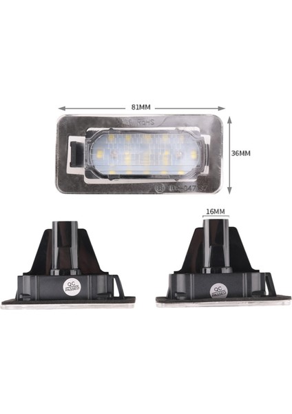 2014-2020 Için Araba LED Numarası Plaka Lambası (Yurt Dışından)