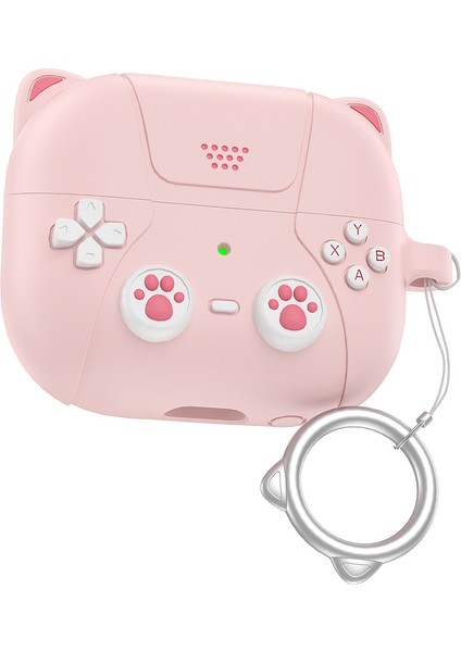 Yaratıcı Sevimli Kedi Oyun Makinesi Için Galaxy Buds3/3pro Bluetooth Kulaklık Seti (Yurt Dışından)