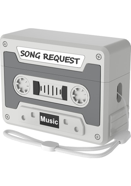 Sevimli Silikon Ins Vintage Bant Şekli Için Airpods Pro/pro2 Kulaklık Seti (Yurt Dışından)