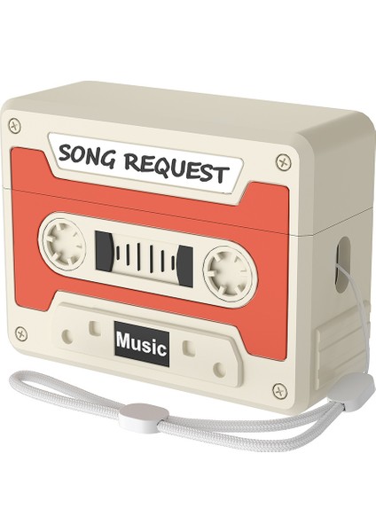 Sevimli Silikon Ins Vintage Bant Şekli Için Airpods Pro/pro2 Kulaklık Seti (Yurt Dışından)