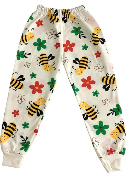 Kız Çocuk Arı Baskılı Mevsimlik Pijama Takımı modelleri