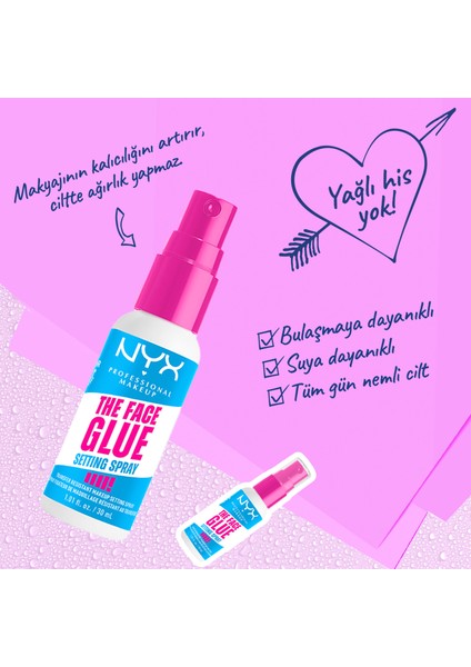 Face Glue Setting Spray Mini Makyaj Sabitleme Spreyi fiyatları
