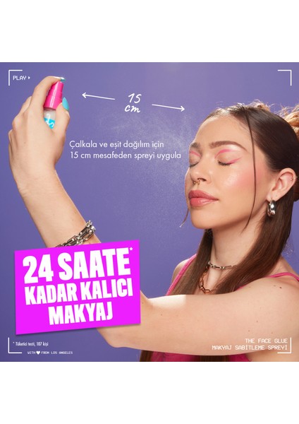 Face Glue Setting Spray Mini Makyaj Sabitleme Spreyi modelleri