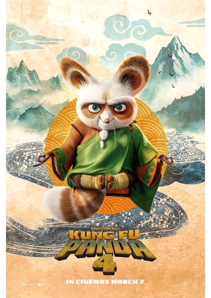 Kung Fu Panda 4 (2024) 0005 ( Folyo ) - Afiş - POSTER-4246 ( 50 cm x 70 cm )
