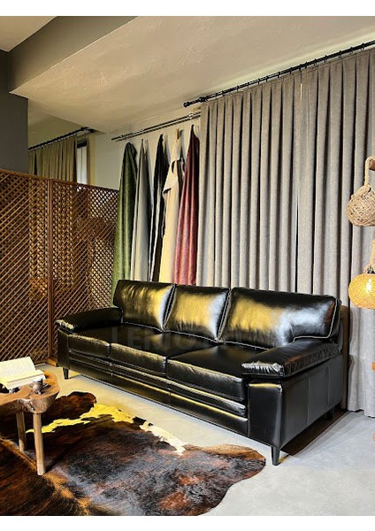 Hakiki Deri Modern Koltuk ( Cozy Siyah )