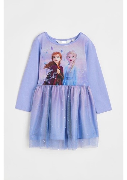 Tüllü Kız Çocuk Elbise