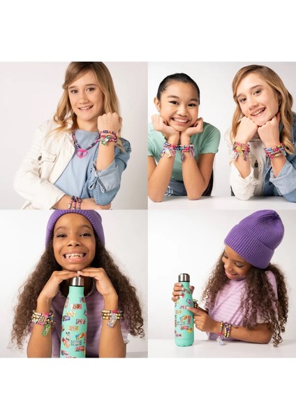 Sticki Rolls Bant Kapsülü 50 Stickerlı Bileklik Çıkartmalı Etiket