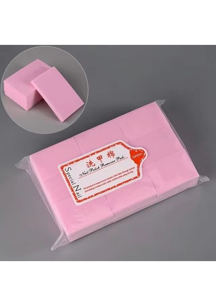 Manikür Tırnak Temizleme Mendili 550LI Pembe