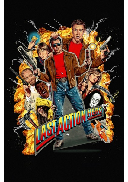 Last Action Hero (1993) 2 ( Folyo ) - Afiş - POSTER-4287 ( 50 cm x 70 cm )