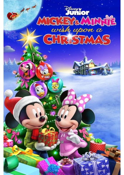Mickey And Minnie Wish Upon A Christmas (2021) ( Folyo ) - Afiş - POSTER-4582 ( 50 cm x 70 cm )