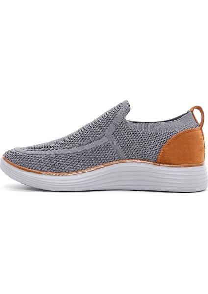 Zero Erkek Gri Kalın Tabanlı Sneaker 25SFD69026F