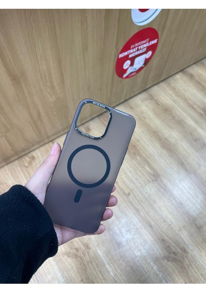 Apple Iphone 15 Pro Uyumlu Magsafe Destekli Şık Telefon Kılıfı