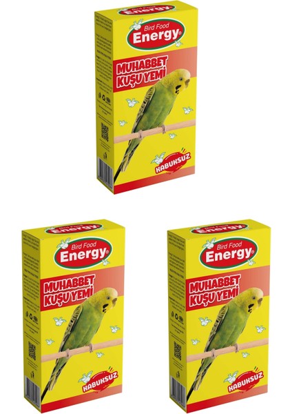 Kabuksuz Muhabbet Kuşu Yemi 400 gr - 3 Adet