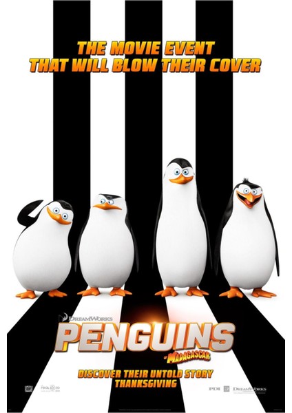 Penguins Of Madagascar (2014) 6 ( Folyo ) - Afiş - POSTER-5003 ( 50 cm x 70 cm )