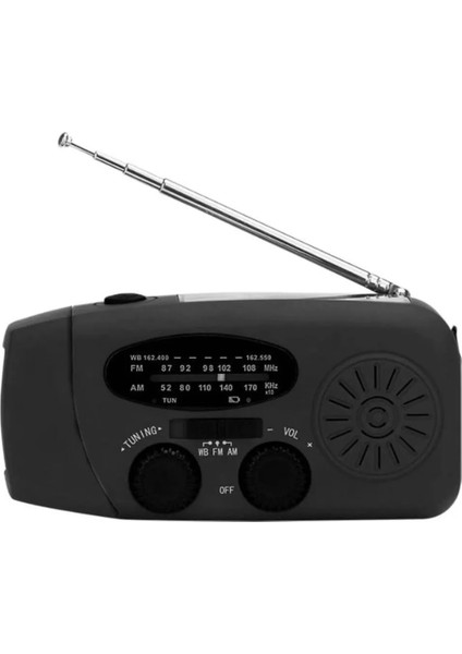 Güneş Enerji-Dahili Pil-Manyetolu Kolla Dinamo Şarj-El Fenerli Radyo. Deprem Afet Acil Durum Radyo TYPE C SARJLI fiyatları