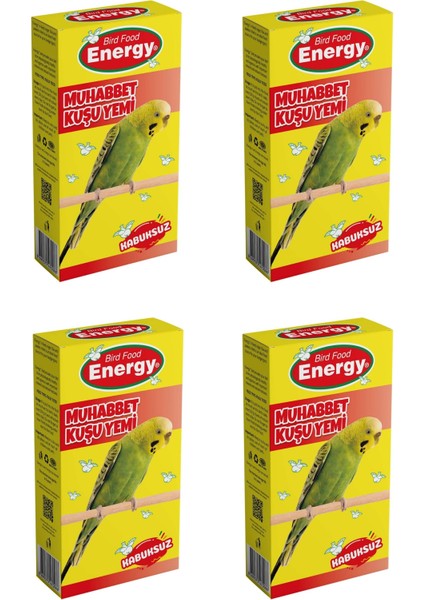 Kabuksuz Muhabbet Kuşu Yemi 400 gr - 4 Adet