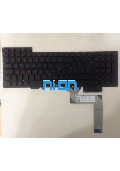 Asus Rog G751JM , Rog G751JY Notebook Klavye (Siyah Tr)