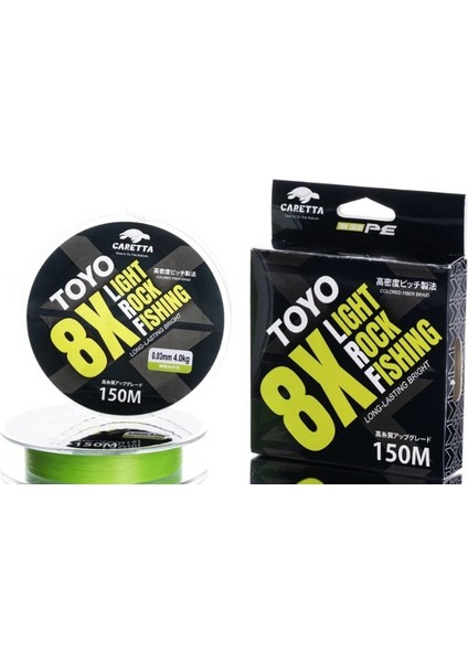 Toyo Green 8x Ligh Rock Fishing 150 mt Ip Misina