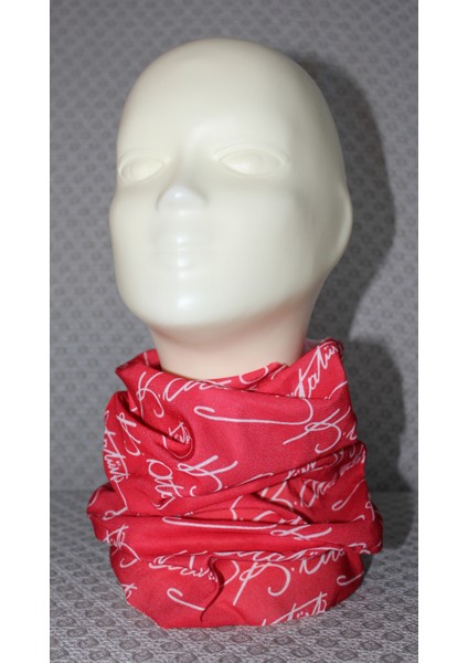 Atatürk Imza Desenli Boyunluk Baf Bandana