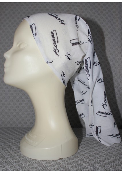 Atatürk Imza Desenli Boyunluk Baf Bandana