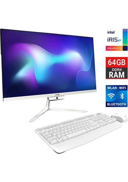 Taxpro9 I7 1265U 64GB Ddr4 Ram 1tb SSD 21.5 Inç Fhd Bt Webcam Wifi All In One Pc
