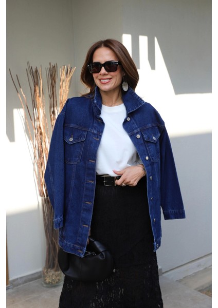 Cep Detay Jean Ceket indirimleri