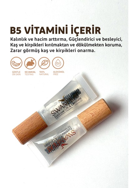Şeffaf Kaş ve Kirpik Jel Maskara B5 Vitaminli Sabitleyici, Şekillendirici ve Besleyici 10ml fiyatları
