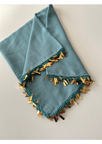 El Emeği Pul Oyası Yazma Tülbent Yemeni El Işi 100X100 cm fiyatları