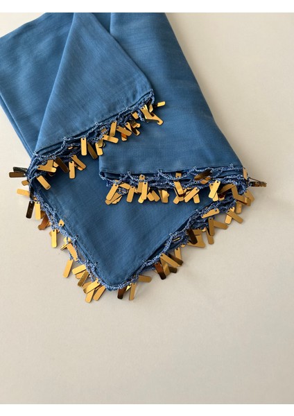 El Emeği Pul Oyası Yazma Tülbent Yemeni El Işi 100X100 cm modelleri