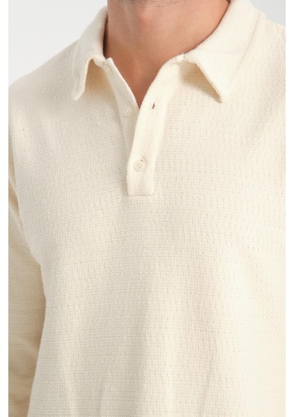 %100 Pamuk Uzun Kollu Erkek Sweatshirt - Konforlu ve Şık