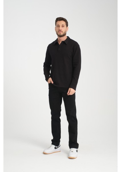 %100 Pamuk Uzun Kollu Erkek Sweatshirt - Konforlu ve Şık fiyatları