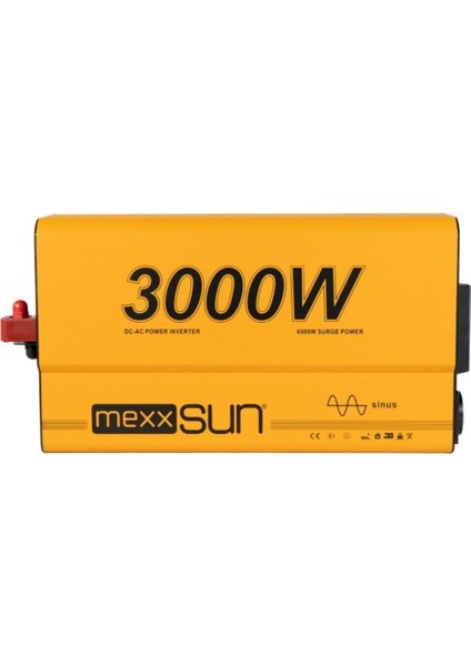 Mexxsun Tam Sınus 24V 3000W Inverter