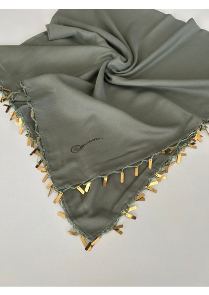 El Emeği Pul Oyası Yazma Tülbent Yemeni El Işi 100X100 cm modelleri