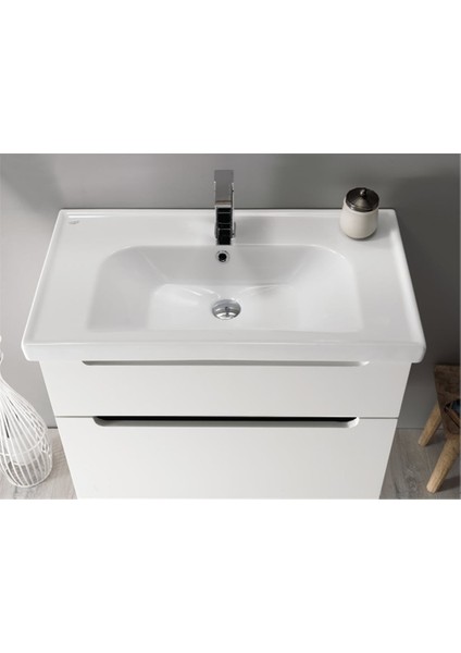 Cerastyle 60X45 cm Frame Etajerli Lavabo (TURKUAZ.031000-U)