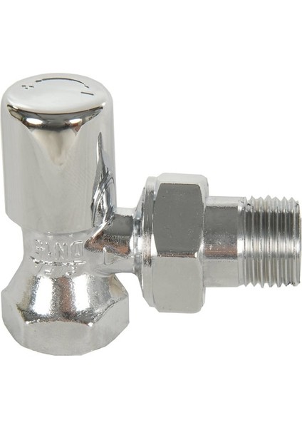 . Krom 1/2" Düz Radyatör Valfi (ECA.602120281)