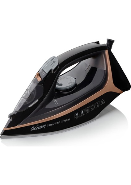Siyah Steamline Buharlı Ütü (AR6025)