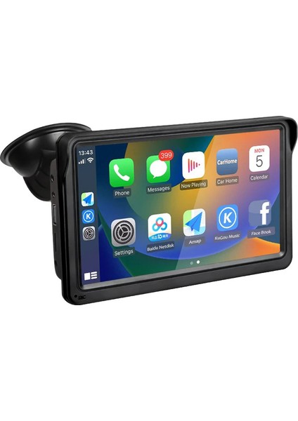 7inç Carplay&android Auto Kablosuz Tak Çalıştır Multimedya Taşınır Apple Carplay Mirrorlink