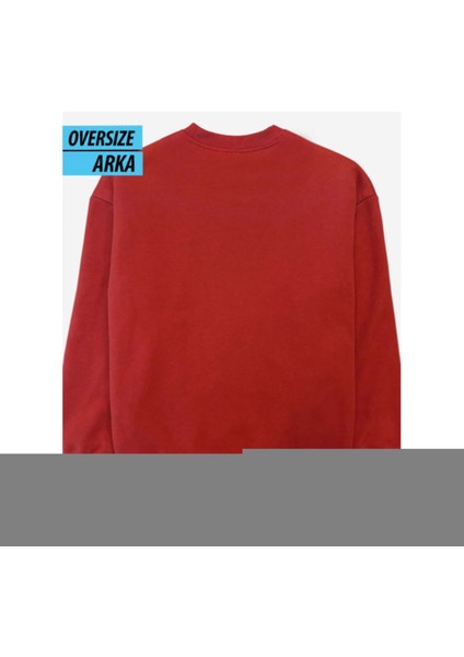 Blaze & Zane: Cesur ve Sınır Tanımaz! Oversize Sweatshirt Kırmızı fiyatları
