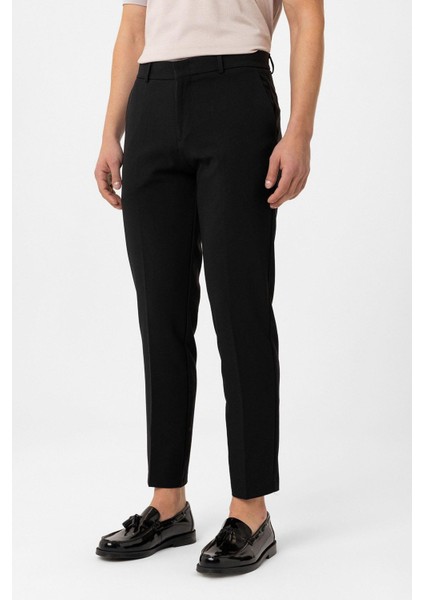 Siyah Slim Fit Comfort Erkek Pantolon fiyatları