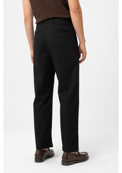 Siyah Straight Fit Erkek Pantolon indirimleri