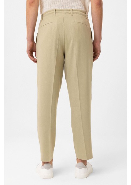 Açık Haki Jogger Relaxed Fit Erkek Pantolon fırsatları