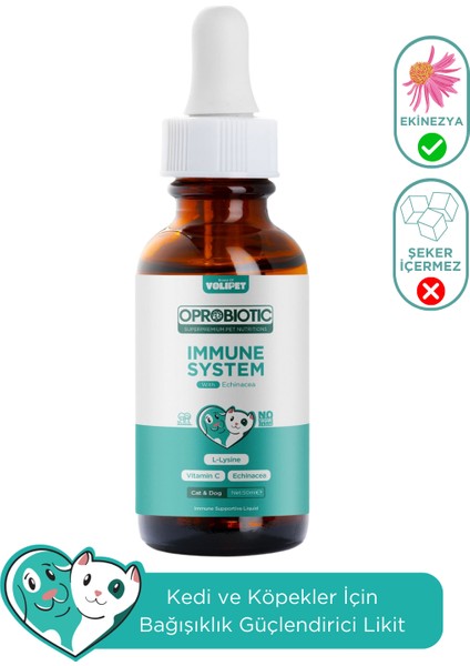 Kedi ve Köpekler Için Immune System Damla 50ML (Kedi Köpek )