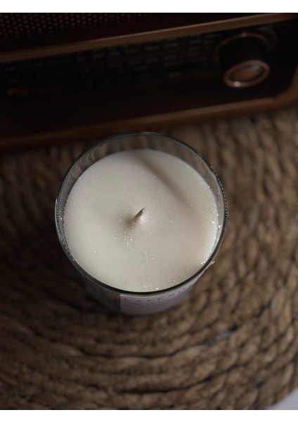 Cam Kavanozda Simli Lavanta Kokulu Mum - Doğal Soya Wax - 200 gr indirimleri