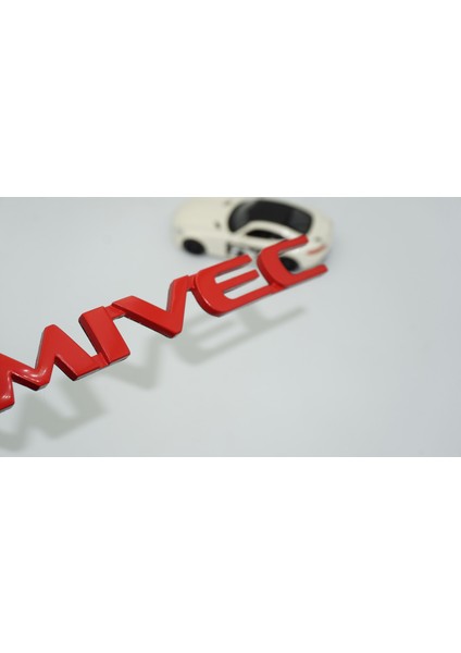 Lancer Mıvec Kırmızı Bagaj Yazı Logo Mitsubishi Ile Uyumlu